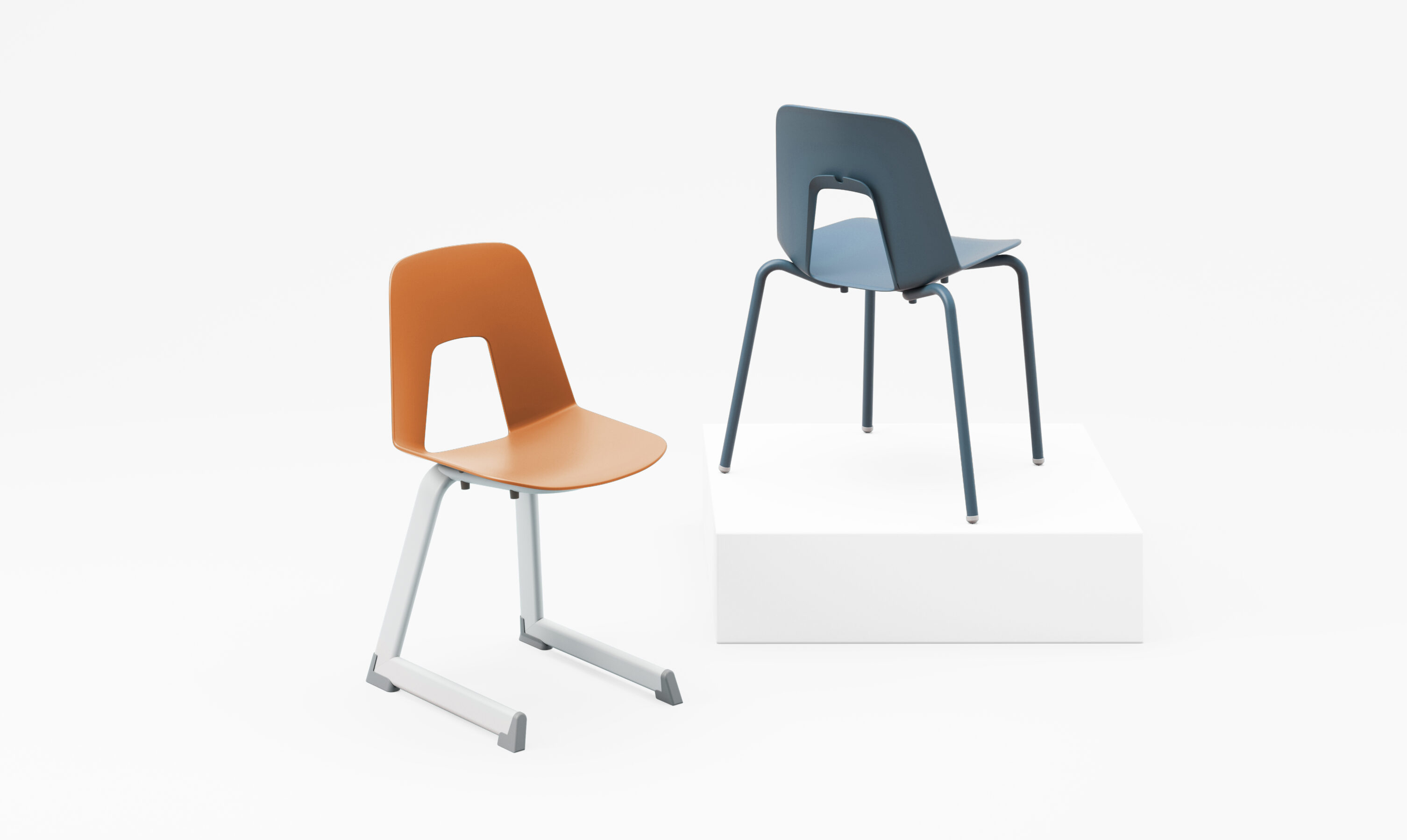 Blitz-M plastic chair designed by CB Design Lab for Minyi