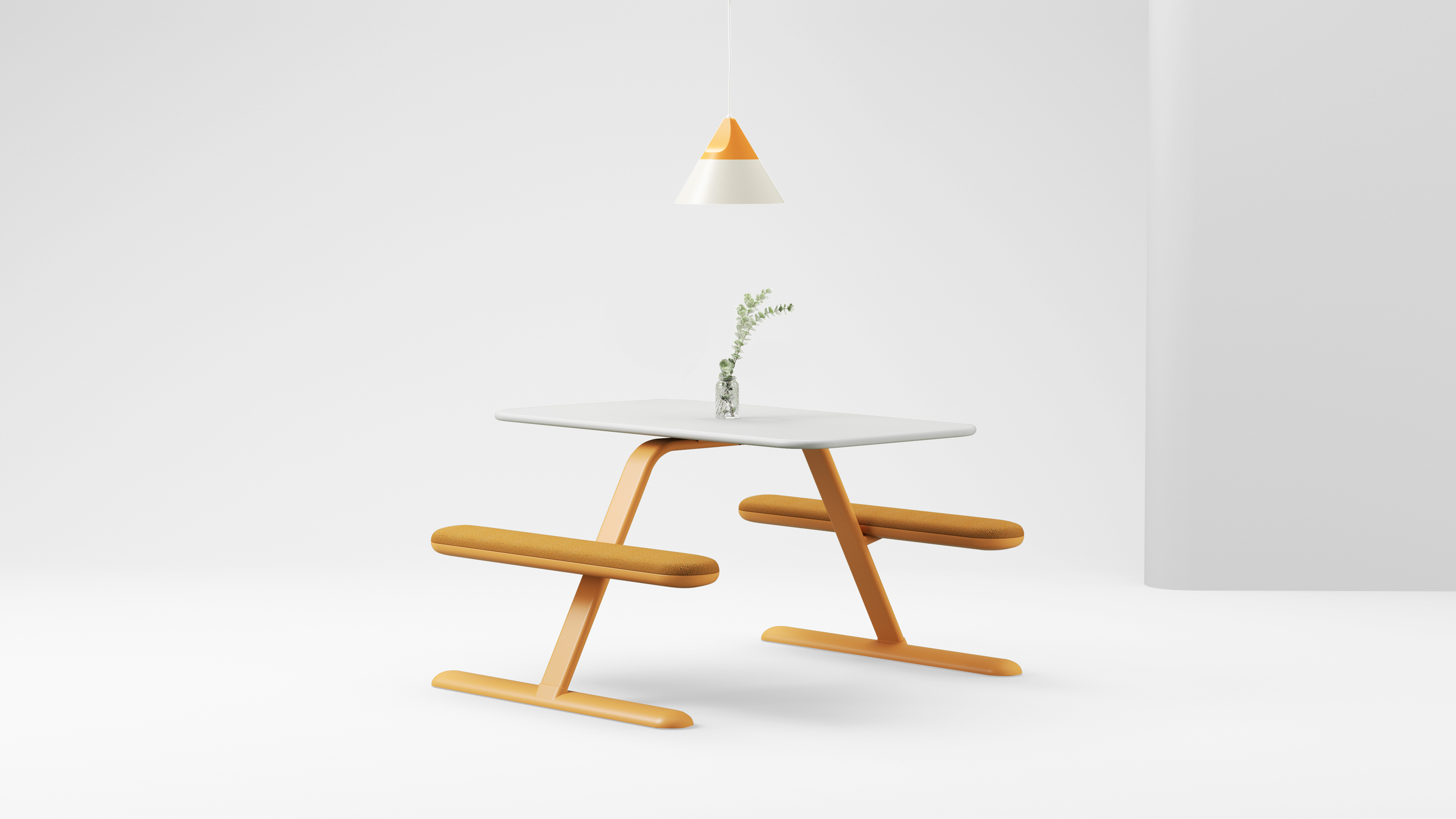 PANCA canteen table designed by CB Design Lab for MINYI