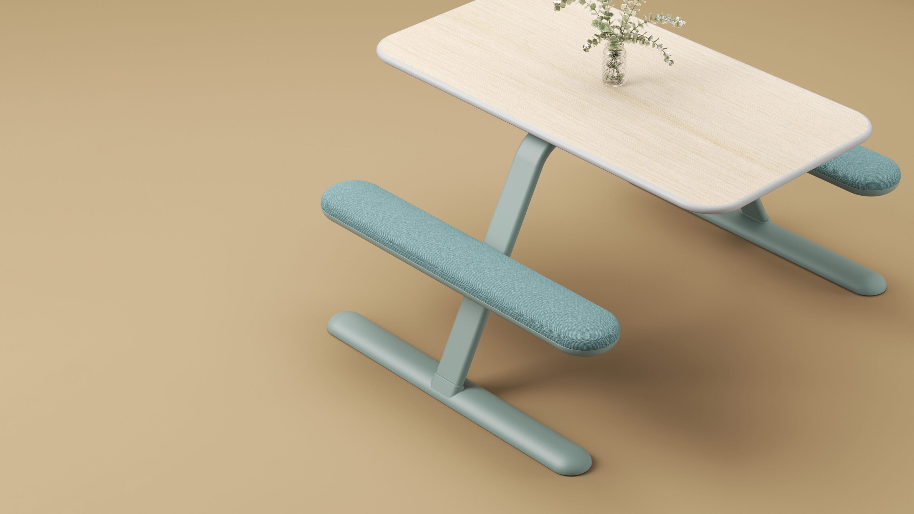 PANCA canteen table designed by CB Design Lab for MINYI